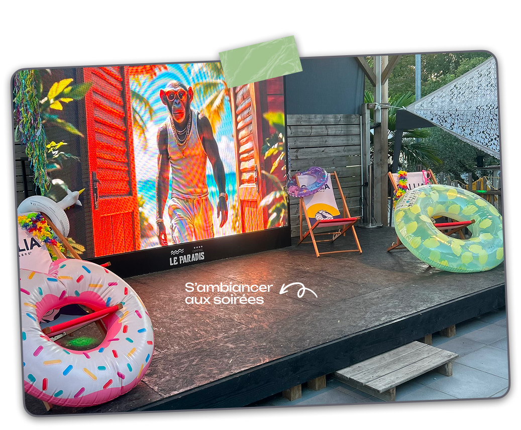 camping paradis medoc les animations