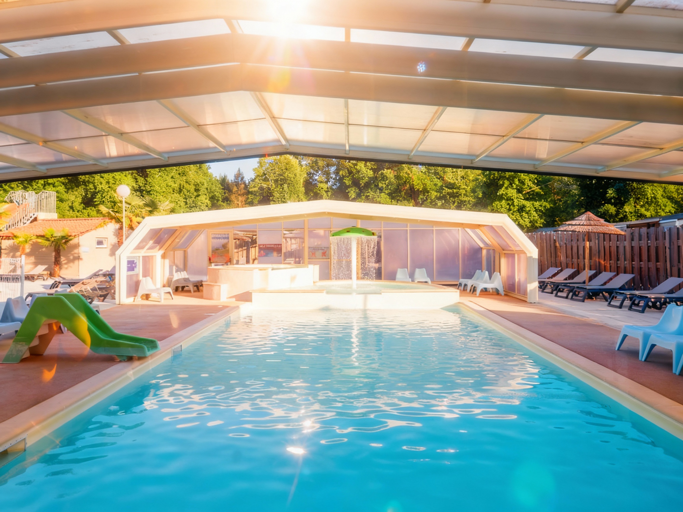 Camping Le Paradis piscine couverte